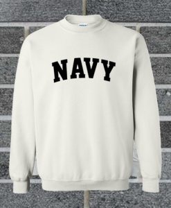 Navy Font sweatshirt