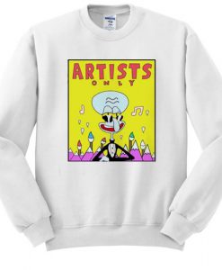Artists Only Squidward sweatshirt
