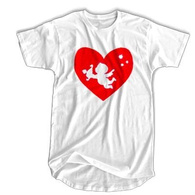 Cupid Heart t shirt - teehonesty