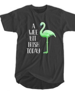 Flamingo - A Wee Bit Irish Today T-SHIRT