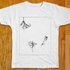 Flower Line Art t shirt