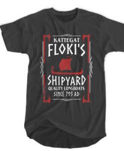 Kattegat floki’s shipyard quality longboats since 793 ad t shirt