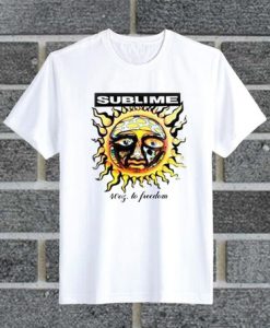 Sublime Sun Logo 40 Oz To Freedom t shirt