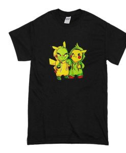 The Grinch and Pikachu Baby T shirt