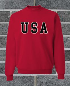 USA Red sweatshirt