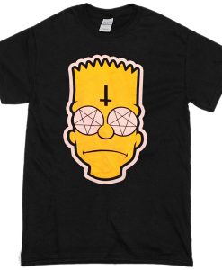 bart simpson satanic T-shirt