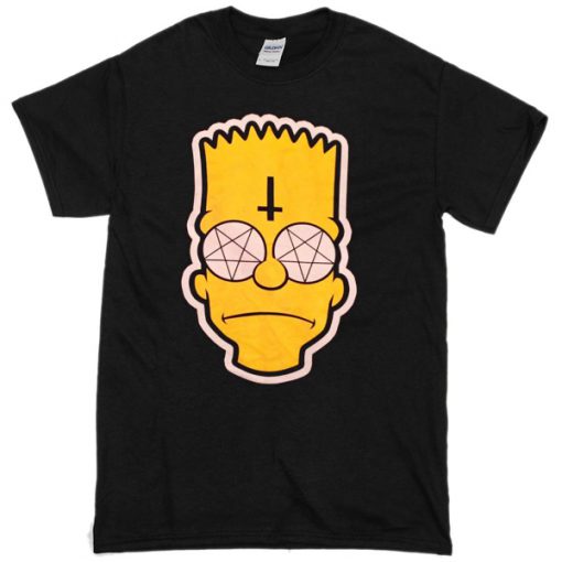 bart simpson satanic T-shirt