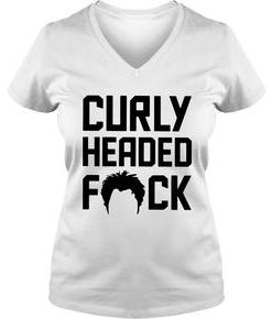 Curly headed fuck t shirt