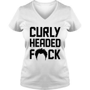 Curly headed fuck t shirt
