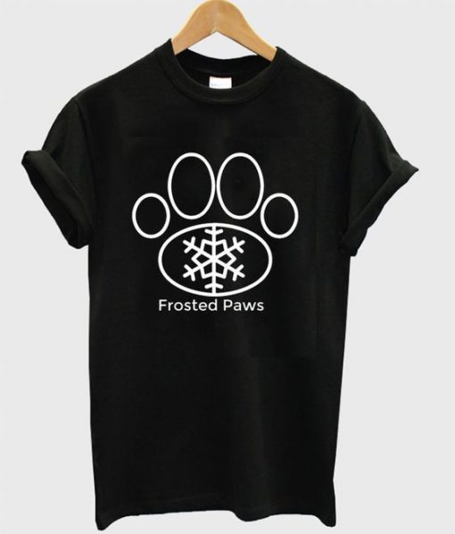 Frosted Paws t shirt