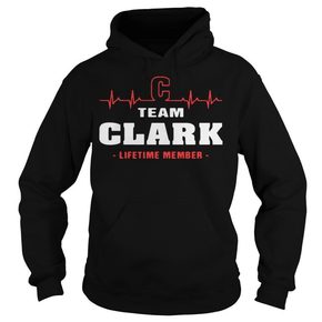 Heartbeat team Clark lifetime member hoodie