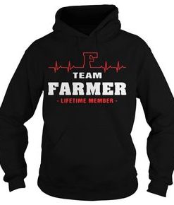 Heartbeat team Farmer lifetime member hoodie