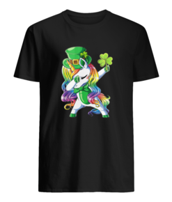 Irish Dabbing Unicorn St Patricks Day t shirt