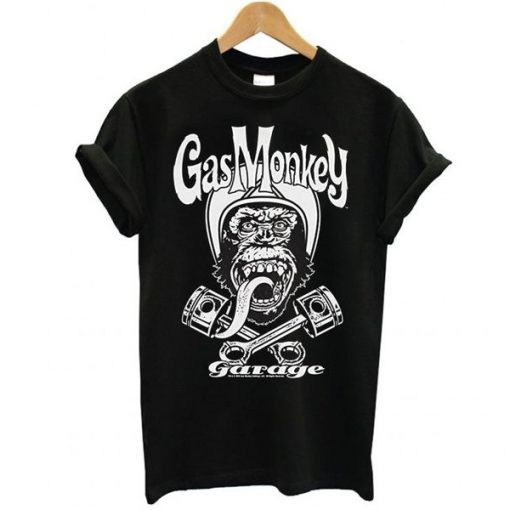 Gas Monkey Garage Officially Licensed Merchandise Biker Monkey t shirt