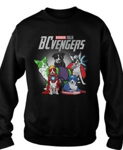 Marvel Avengers Border Collie BCvengers sweatshirt