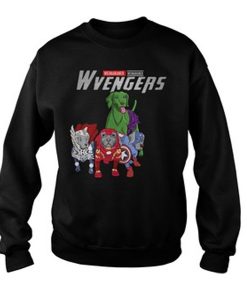 Marvel Avengers Weimaraner Wvengers sweatshirt
