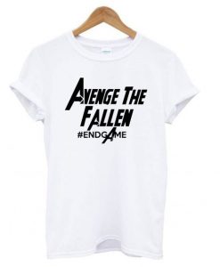 Avenge The Fallen Endgame White T shirt