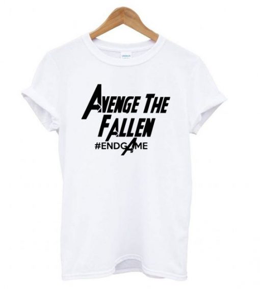 Avenge The Fallen Endgame White T shirt