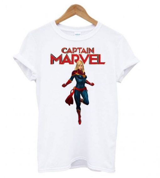 Captain Marvel Space Pose T shirt