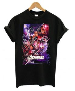 Marvel Avengers Endgame Signature All Heroes t shirt