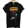 Marvel Women's Captain Marvel Space Pose T shirt