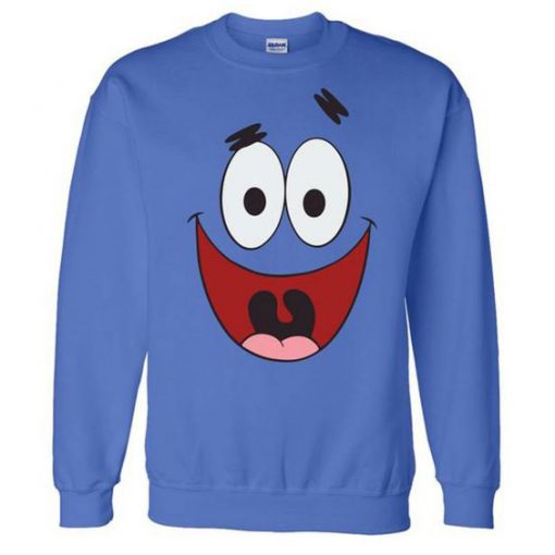 Patrick Cartoon Smile Face sweatshirt