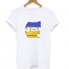 Smeared Marge Simpson t shirt