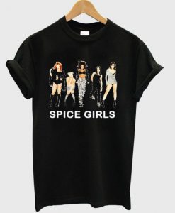 Spice Girls Band Black T shirt