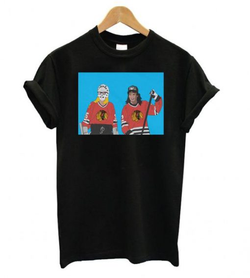 Wayne & Garth Street Hockey Graphic T shirt