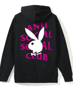 Anti Social Social Club Playboy hoodie back