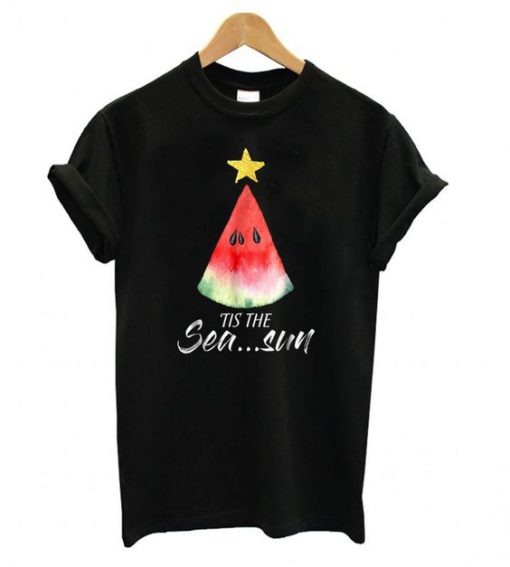 Christmas in july Tis the Sea.. Sun t shirt