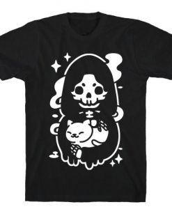 Death and Kitty t shirt