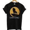 Disney Lion King Simba Pride Rock Silhouette Graphic t shirt