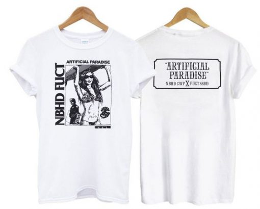 Fuct SSDD X Neighborhood NHFU 2 t shirt