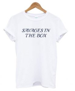 New York Yankees Savages In The Box White t shirt