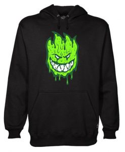 Now Santa Cruz Spitfire Wheels Blue Zombie Skateboards hoodie