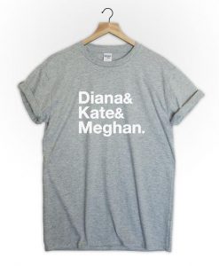 Royal wedding Princess Diana Kate Meghan t shirt