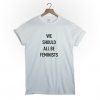 We should all be Feminist t shirt