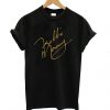 Freddie Mercury Signature t shirt