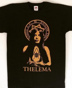 Leila Waddell Aleister Crowley thelema t shirt