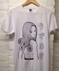 Tomie Junji Ito Uzumaki t shirt