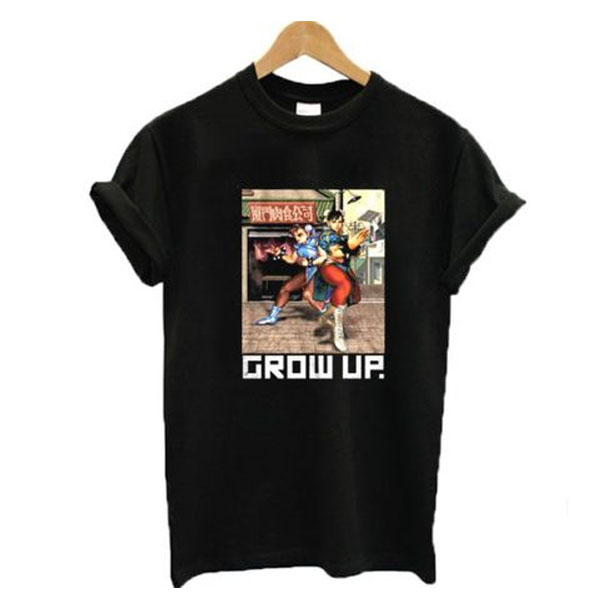 Chun Li Street Fighter Grow Up t shirt