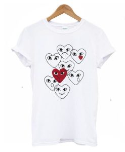 Comme des Garcons Play Emoji t shirt