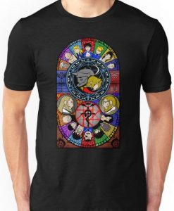 Fullmetal Alchemist Stained Glass t shirt