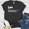 Leo Zodiac Sign t shirt