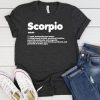 Scorpios Zodiac Sign t shirt