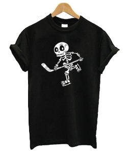 Skeleton Hockey Lovers Halloween t shirt