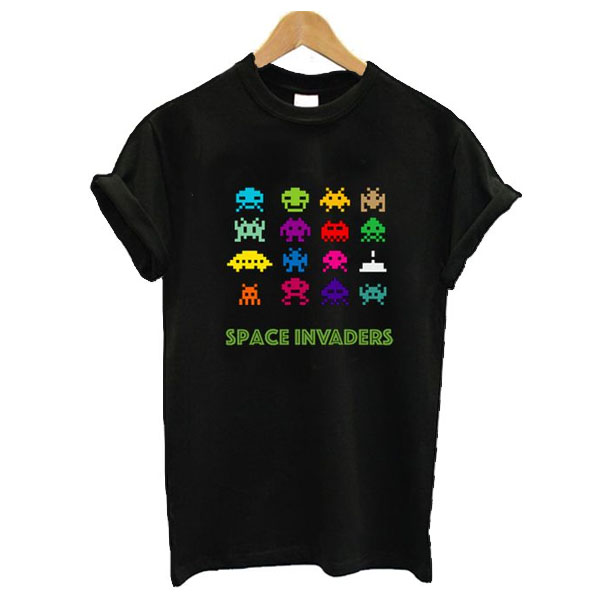 Space Invaders t shirt