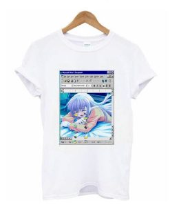 Anime Tears Crying Girls Print t shirt
