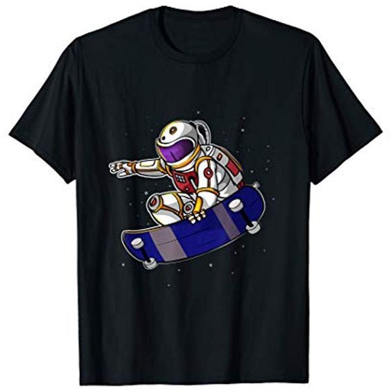 Astronaut Skateboard Weltraum Skater t shirt